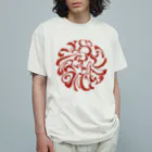 Y's Ink Works Official Shop at suzuriのRisingsun Logo Organic Cotton T-Shirt