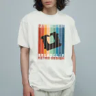 kg_shopのBREAD CLIP -Retro Design- オーガニックコットンTシャツ