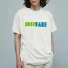 STEP_STOREのDEEPFAKE (COLOR) オーガニックコットンTシャツ