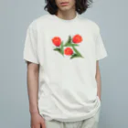 vertebra33のチューリップ Organic Cotton T-Shirt