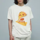 木ノ下商店のPizzaが食べたいよ オーガニックコットンTシャツ