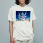 錆猫の館の【A】エネルギーが渦巻く鳳凰雲 Organic Cotton T-Shirt