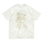 hanky-pankyの花 オーガニックコットンTシャツ