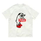 Casarin ArtのPUGS-1 オーガニックコットンTシャツ