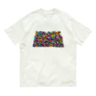 JUNetのカラフルビルのまち オーガニックコットンTシャツ