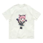 ฅねこ屋ฅのおつーらず Organic Cotton T-Shirt