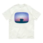 Teal Blue CoffeeのTeal Blue Hour オーガニックコットンTシャツ