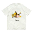 カイム【kymn】の裏庭のぎゅっkymnカラー オーガニックコットンTシャツ