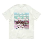 hugging love ＋《ハギング ラブ プラス》のハーフハーフ Organic Cotton T-Shirt