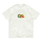 ISESTYLEのFRESH VEGETABLES 2 オーガニックコットンTシャツ