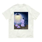 Teal Blue CoffeeのHideaway オーガニックコットンTシャツ