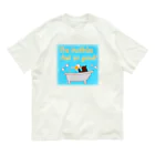 キッズモード某のバブルベアー(ブルーバックVr) Organic Cotton T-Shirt