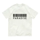 CHERRY VANILLAのPARADISE（barcode） オーガニックコットンTシャツ