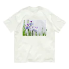 akane_art（茜音工房）の癒しの風景（花菖蒲） Organic Cotton T-Shirt