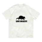 Sunny Heart　野生動物保護 wildlife carerのSAVE WILDLIFE POSSUMデザイン オーガニックコットンTシャツ