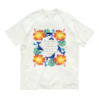 動物のいるデザインのイルカ-001-orange Organic Cotton T-Shirt