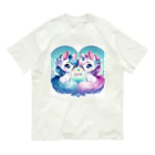 Coco&Mico CompanyのCoco&Mico ユニコーンファンタジー オーガニックコットンTシャツ