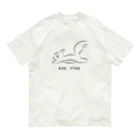 りすのしっぽのEzorisu_モノクロ オーガニックコットンTシャツ