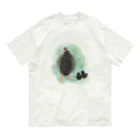 akane_art（茜音工房）のいきものイラスト（ヤンバルクイナの親子） Organic Cotton T-Shirt