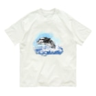 akane_art（茜音工房）のいきものイラスト（シャチ） Organic Cotton T-Shirt