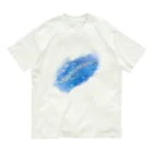 akane_art（茜音工房）のいきものイラスト（シロナガスクジラ） Organic Cotton T-Shirt