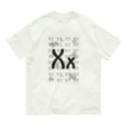 cosmicatiromの遺伝子XY オーガニックコットンTシャツ