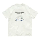 屋台 urukaのMECCHA NEMUI さめ Organic Cotton T-Shirt