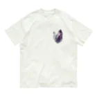 akane_art（茜音工房）のベジタブルT（ナス） オーガニックコットンTシャツ