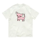 akane_art（茜音工房）のゆるチワワ（ピンク） Organic Cotton T-Shirt