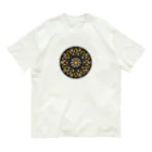 始季彩＠suzuriのオレンジシャーベット-丸ver. Organic Cotton T-Shirt