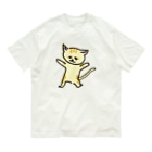 akane_art（茜音工房）の踊るスナネコ Organic Cotton T-Shirt