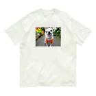 akane_art（茜音工房）のカラフルチワワ（フラワー） Organic Cotton T-Shirt