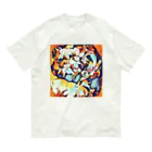 UMEKOtoUNICOのビーグルベビーズ　籠入り　バックプリント Organic Cotton T-Shirt