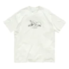 オグチヨーコのカイヌシとじゃれ合うインコさん（ジャーマンスープレックスホールド） Organic Cotton T-Shirt