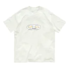 机上の空想ペットショップのもるみだいふく オーガニックコットンTシャツ