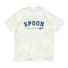 LONESOME TYPE ススのSPOON (NAVY) オーガニックコットンTシャツ