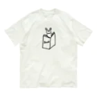 usa100の白　勉強うさぎ3 Organic Cotton T-Shirt