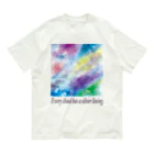 夜の闇に、色の魔法をかけながら。の雲Tオーガニック Organic Cotton T-Shirt