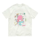 エリカのBIG氷食べガール オーガニックコットンTシャツ