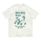 KIKUUUDESIGNのモタモタモータース Organic Cotton T-Shirt