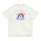 imetaso shopのトキメキrainbow オーガニックコットンTシャツ