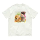 おひさまインク*asukaのロージー オーガニックコットンTシャツ