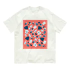 Teal Blue CoffeeのTealBlueItems_RED オーガニックコットンTシャツ