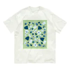 Teal Blue CoffeeのTealBlueItems_GREEN オーガニックコットンTシャツ