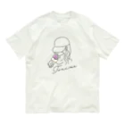 tonime(ﾄﾆｰﾑ)のBlueberry ice cream オーガニックコットンTシャツ