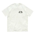 ako_mcの【両面プリント】YAMHOLIC_Rotary Valve & Checkered Flag オーガニックコットンTシャツ