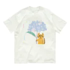 mapechiのトラネコしまお、雨でもへっちゃら Organic Cotton T-Shirt