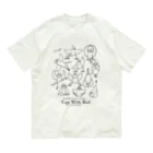 コトリヨガSHOP(Haneyan)の小鳥とヨガ オーガニックコットンTシャツ