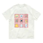 Teal Blue CoffeeのTealBlueItems _Cube PINK Ver. オーガニックコットンTシャツ