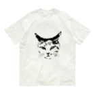 小鳥と映画館の睨んでるネコ Organic Cotton T-Shirt